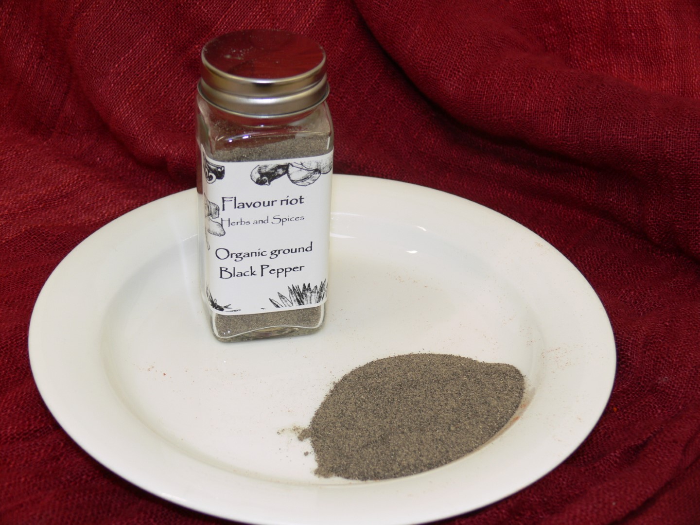Organic Ground Black Pepper Flavour Riot